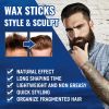 East Moon Men's Hair Wax Stick Broken Hair Care Lasting Styling Natural Fluffy Three-Dimensional Easy Styling Hair Wax Stick
